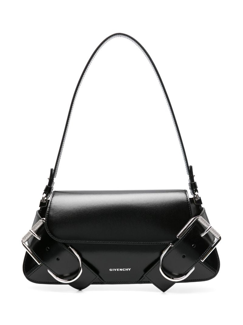 Yellow Voyou Leather Shoulder Bag