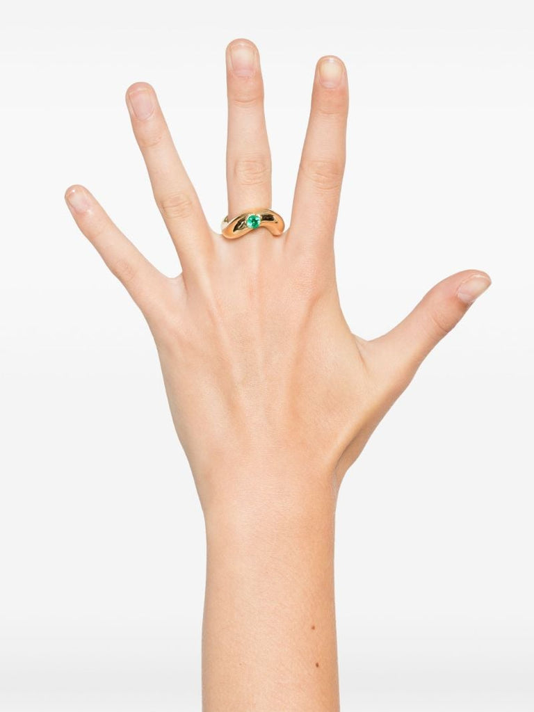 18k Yellow Gold Zaha Emerald Ring