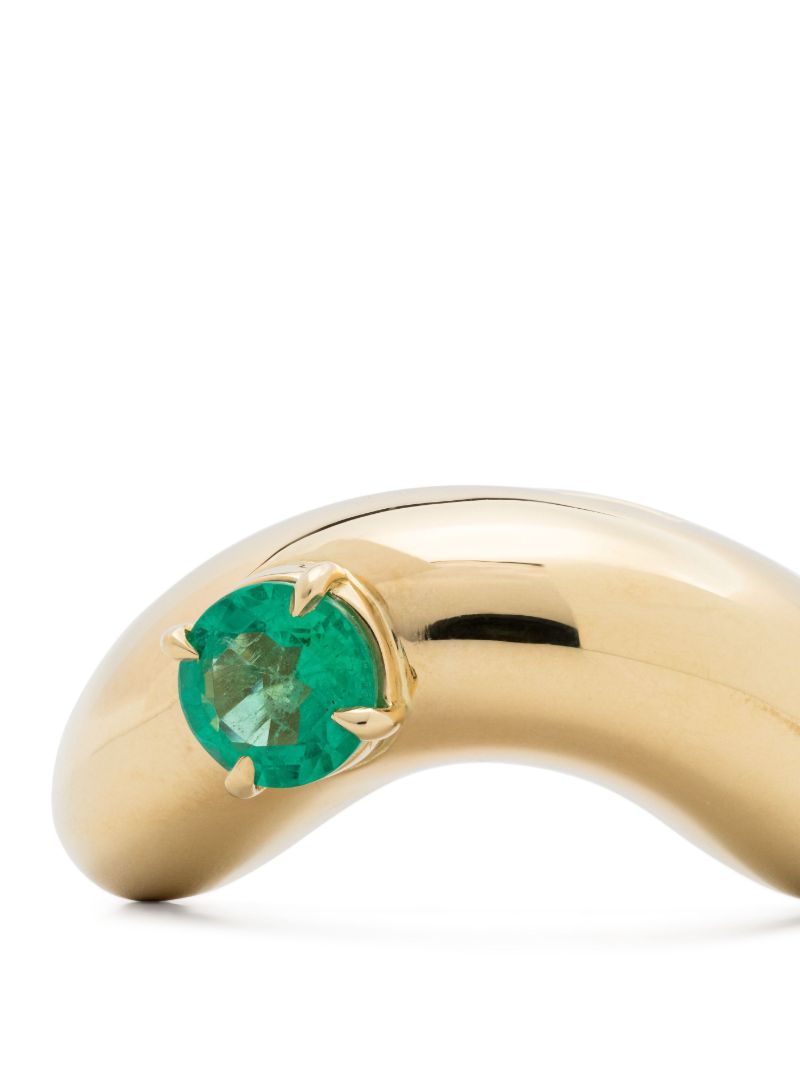 18k Yellow Gold Zaha Emerald Ring