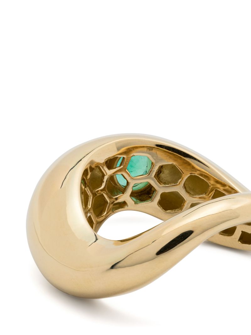 18k Yellow Gold Zaha Emerald Ring