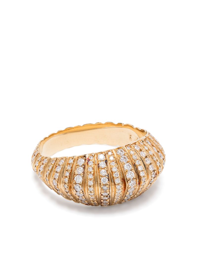 18k Yellow Gold Diamond Ring