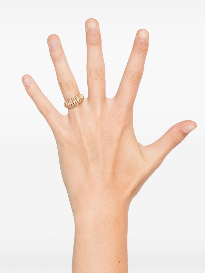 18k Yellow Gold Diamond Ring