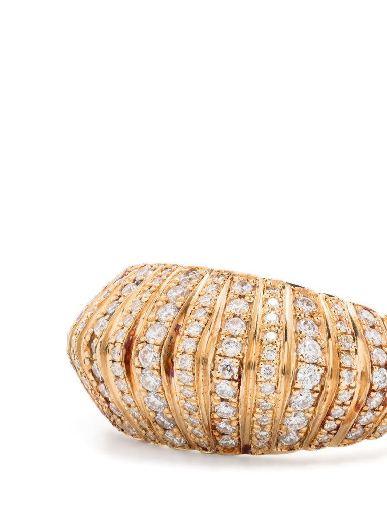 18k Yellow Gold Diamond Ring