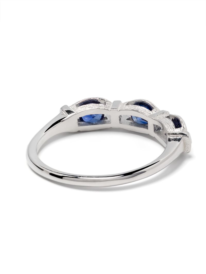 Sterling Silver Sacred Oak Sapphire Ring