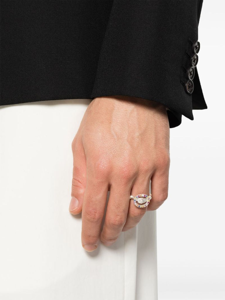Sterling Silver Trust Is Sacred Sapphire Ring