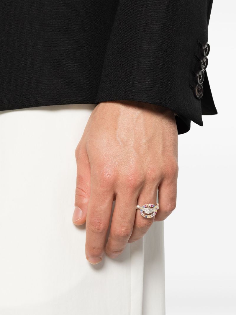 Sterling Silver Trust Is Sacred Sapphire Ring