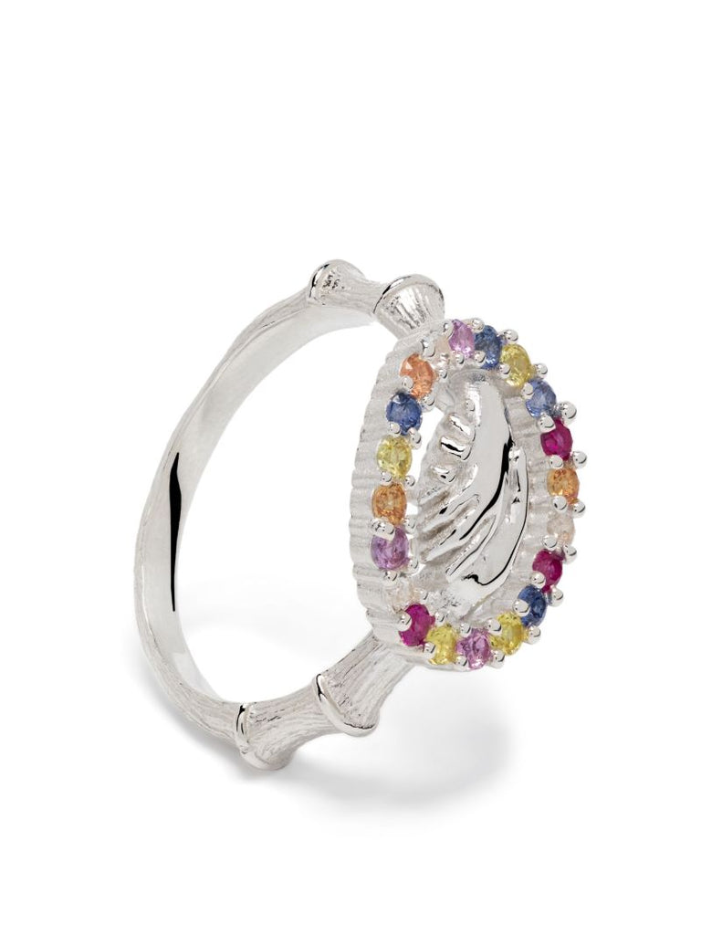 Sterling Silver Trust Is Sacred Sapphire Ring