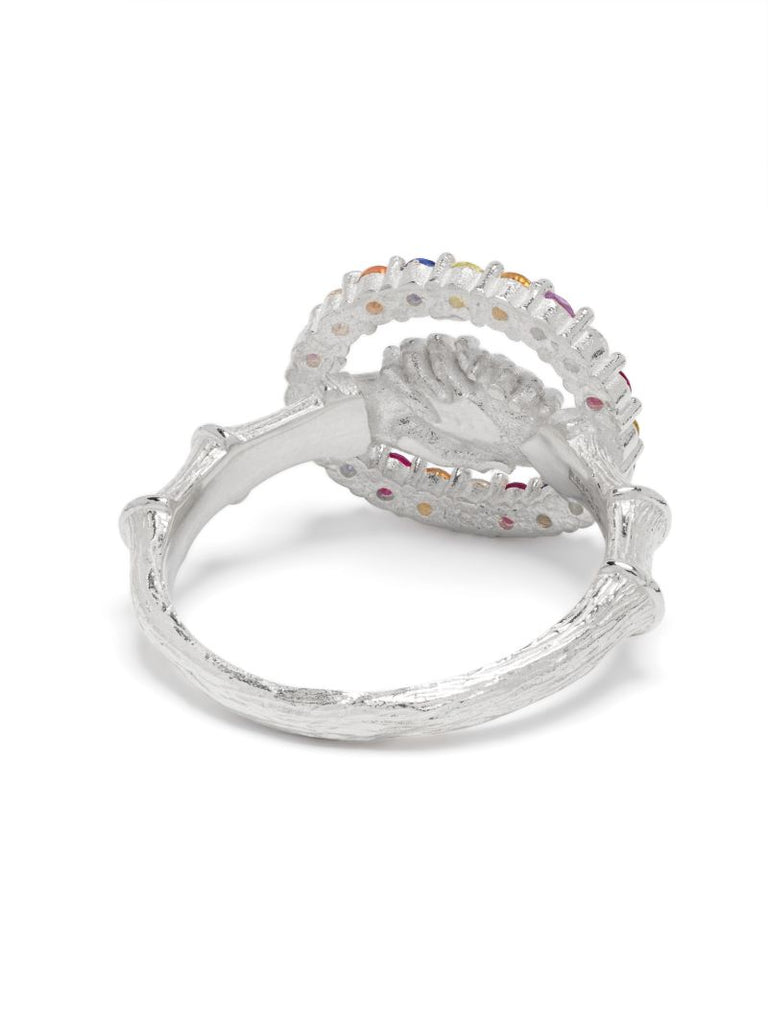 Sterling Silver Trust Is Sacred Sapphire Ring