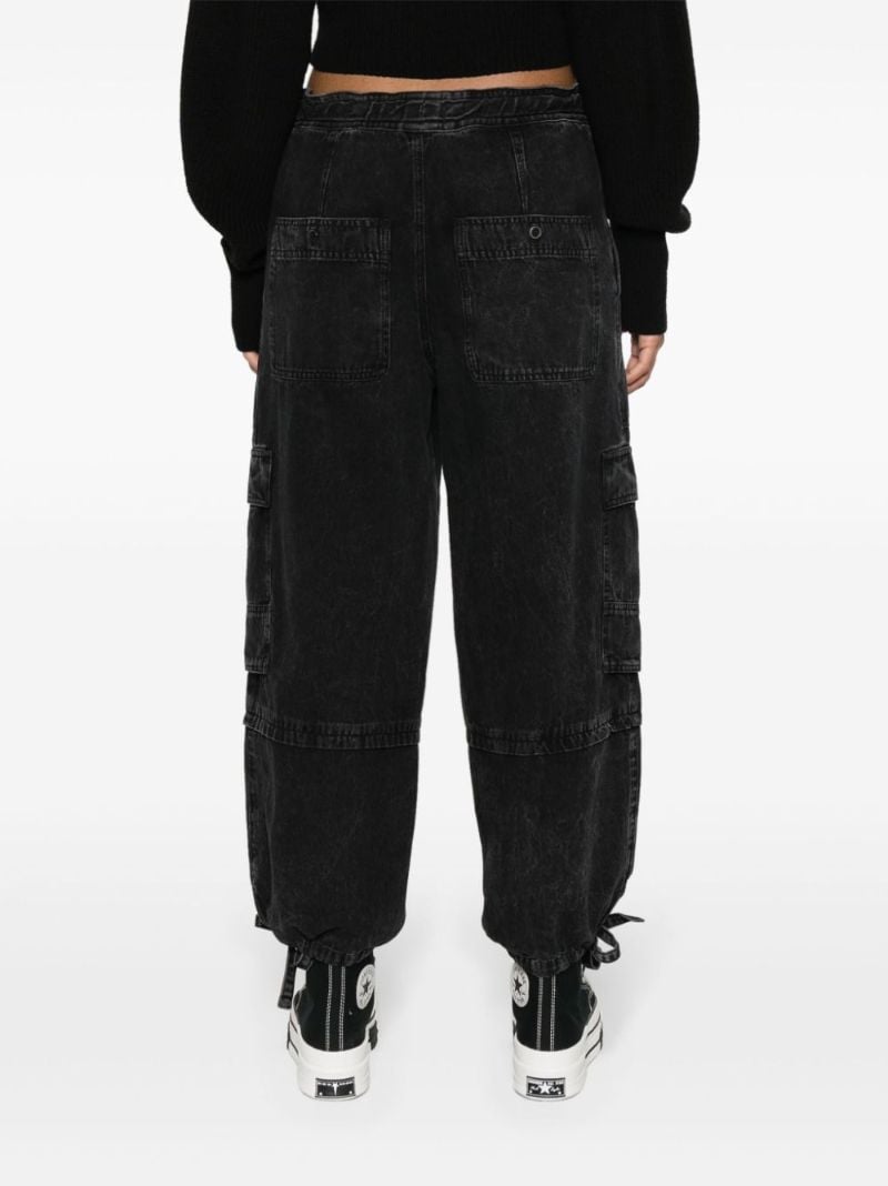 Black Ivy Cropped Cargo Jeans