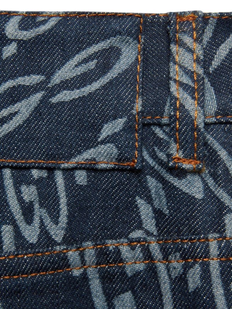 Wavy Gg-print Jeans