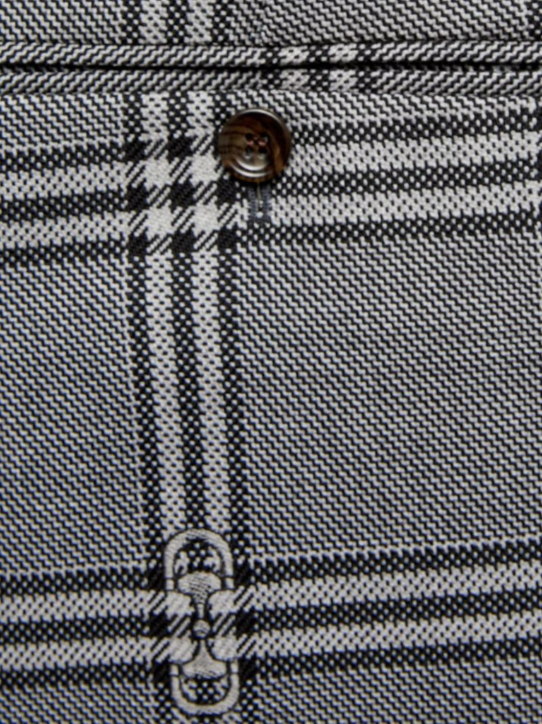 Horsebit Check Tailored Trousers