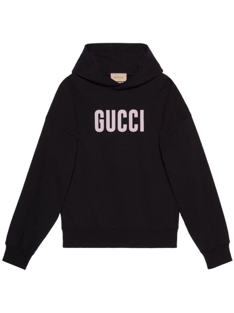 Graphic-print Cotton Jersey Hoodie