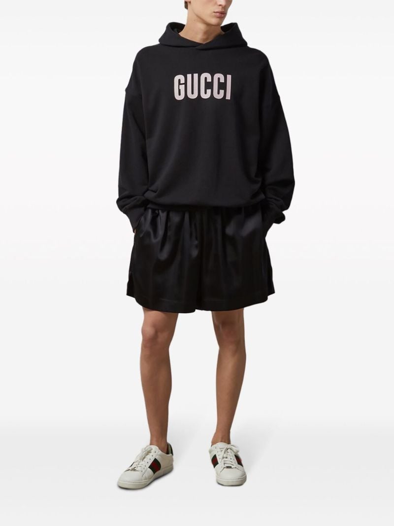 Graphic-print Cotton Jersey Hoodie