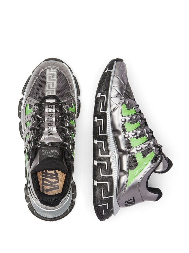 Grey Trigreca Panelled Sneakers