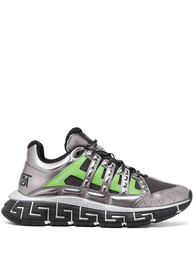 Grey Trigreca Panelled Sneakers