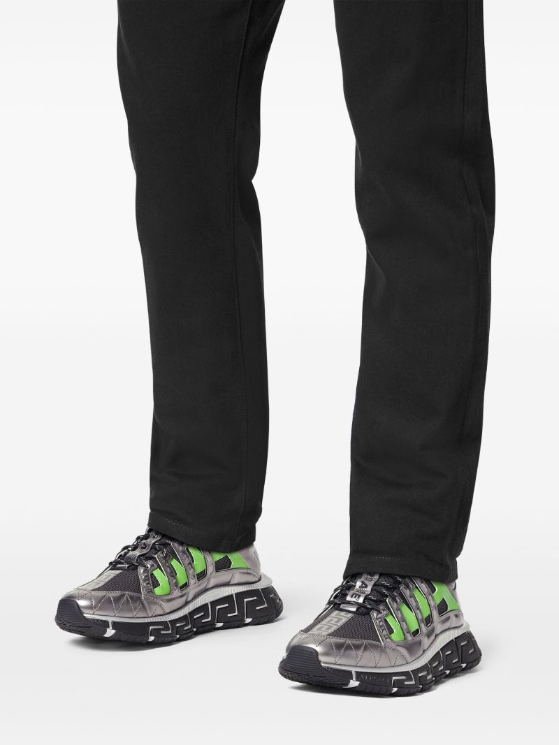 Grey Trigreca Panelled Sneakers