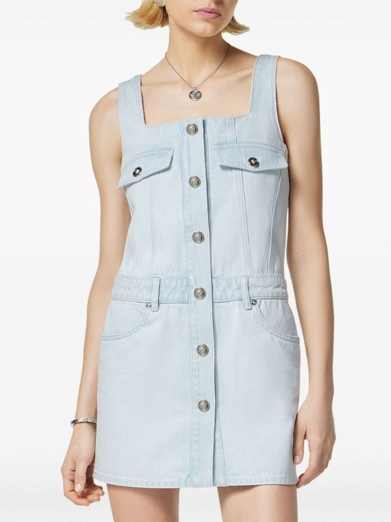 Blue Denim Mini Dress