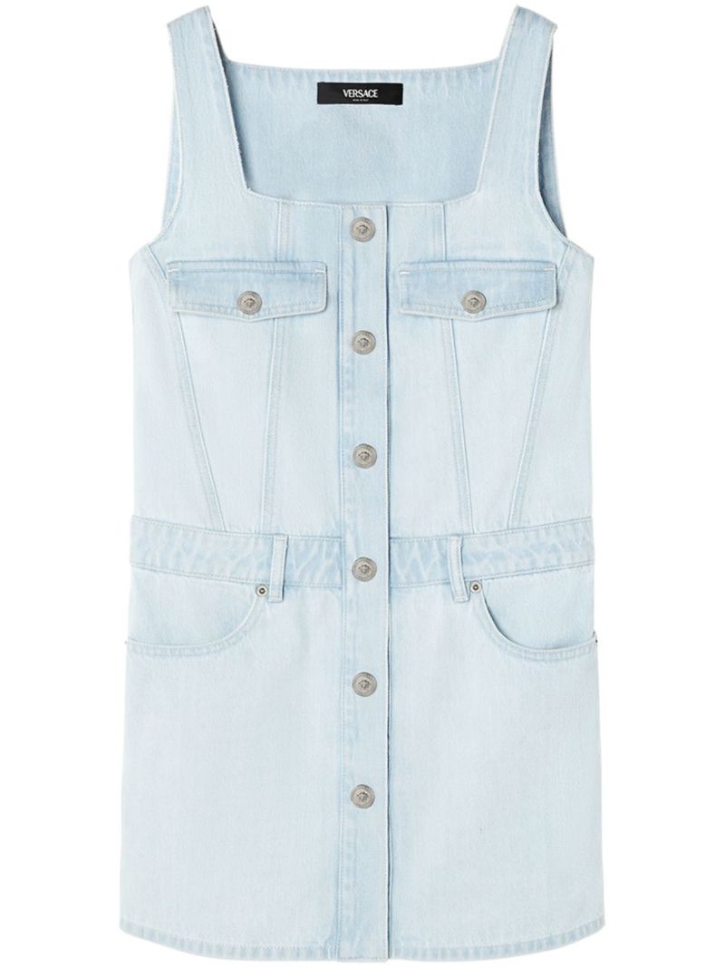 Blue Denim Mini Dress