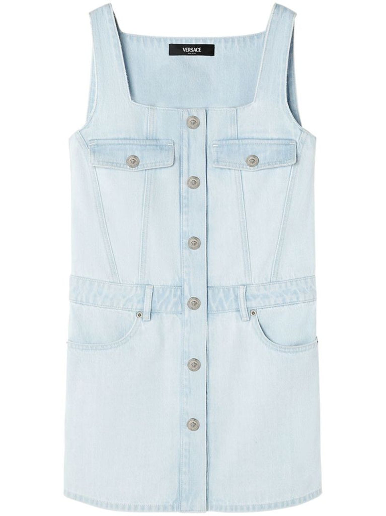 Blue Denim Mini Dress