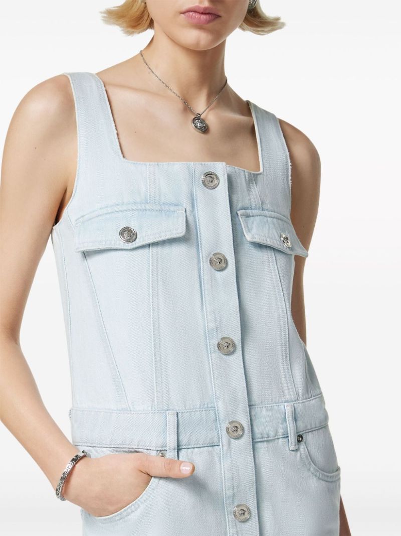 Blue Denim Mini Dress