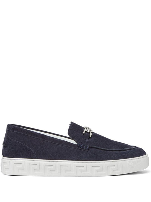 Blue Medusa '95 Suede Loafers
