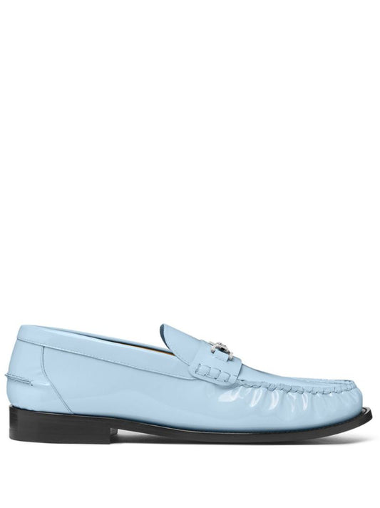 Blue Medusa '95 Leather Loafers