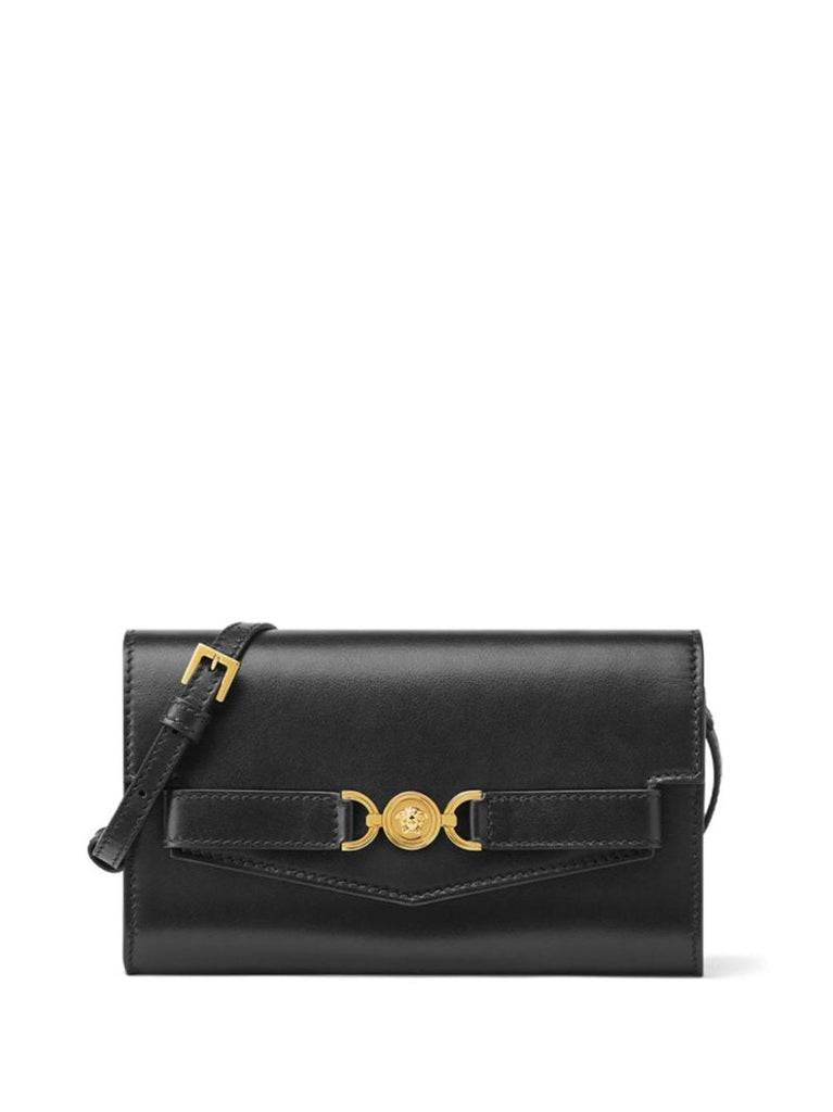 Black Medusa '95 Leather Cross Body Bag