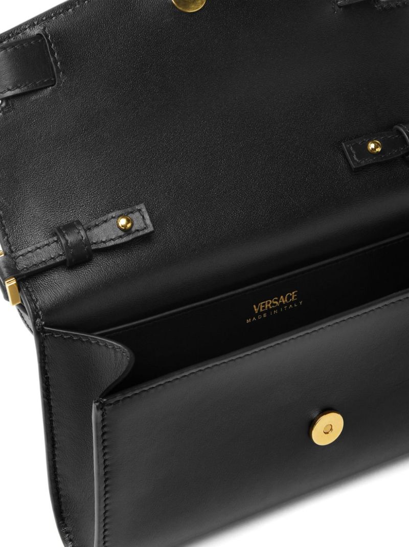 Black Medusa '95 Leather Cross Body Bag