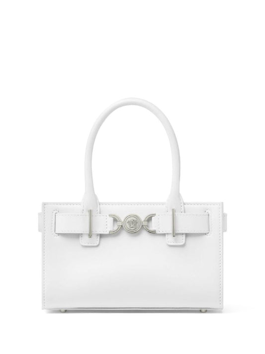 White Medusa '95 Small Leather Tote Bag