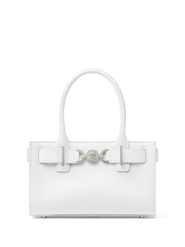 White Medusa '95 Small Leather Tote Bag