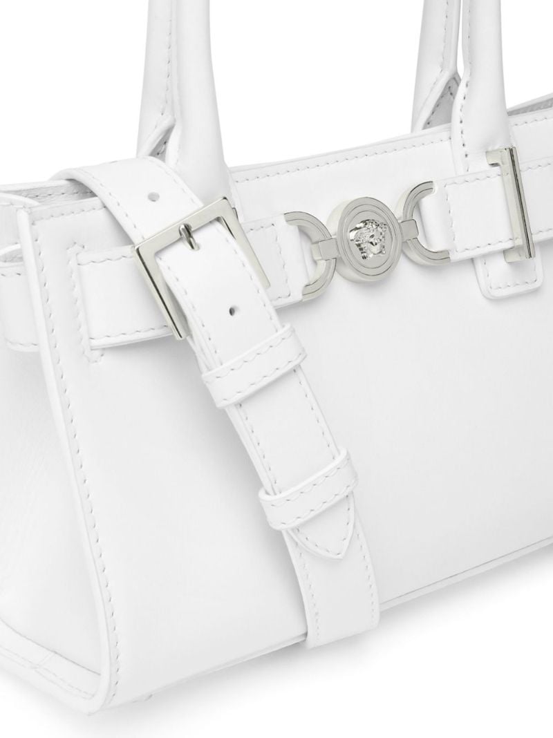 White Medusa '95 Small Leather Tote Bag