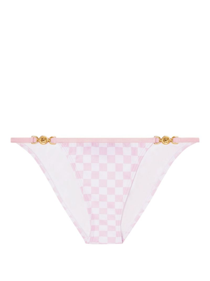 Pink Medusa '95 Checked Bikini Bottoms
