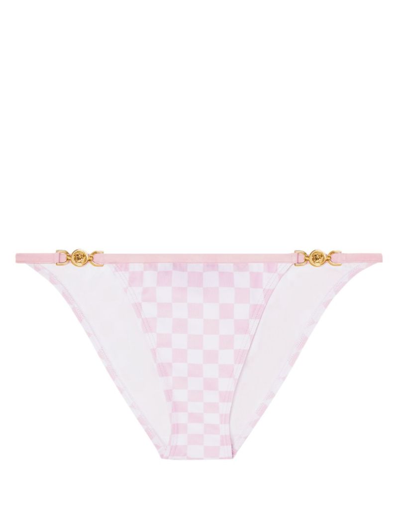 Pink Medusa '95 Checked Bikini Bottoms