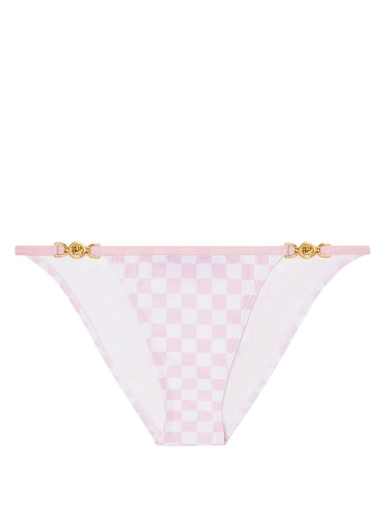 Pink Medusa '95 Checked Bikini Bottoms