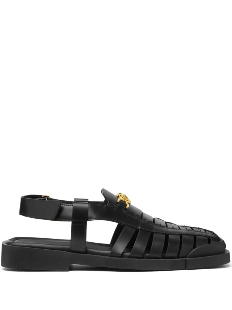 Black Medusa '95 Leather Sandals