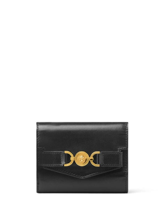Black Medusa '95 Leather Tri-fold Wallet