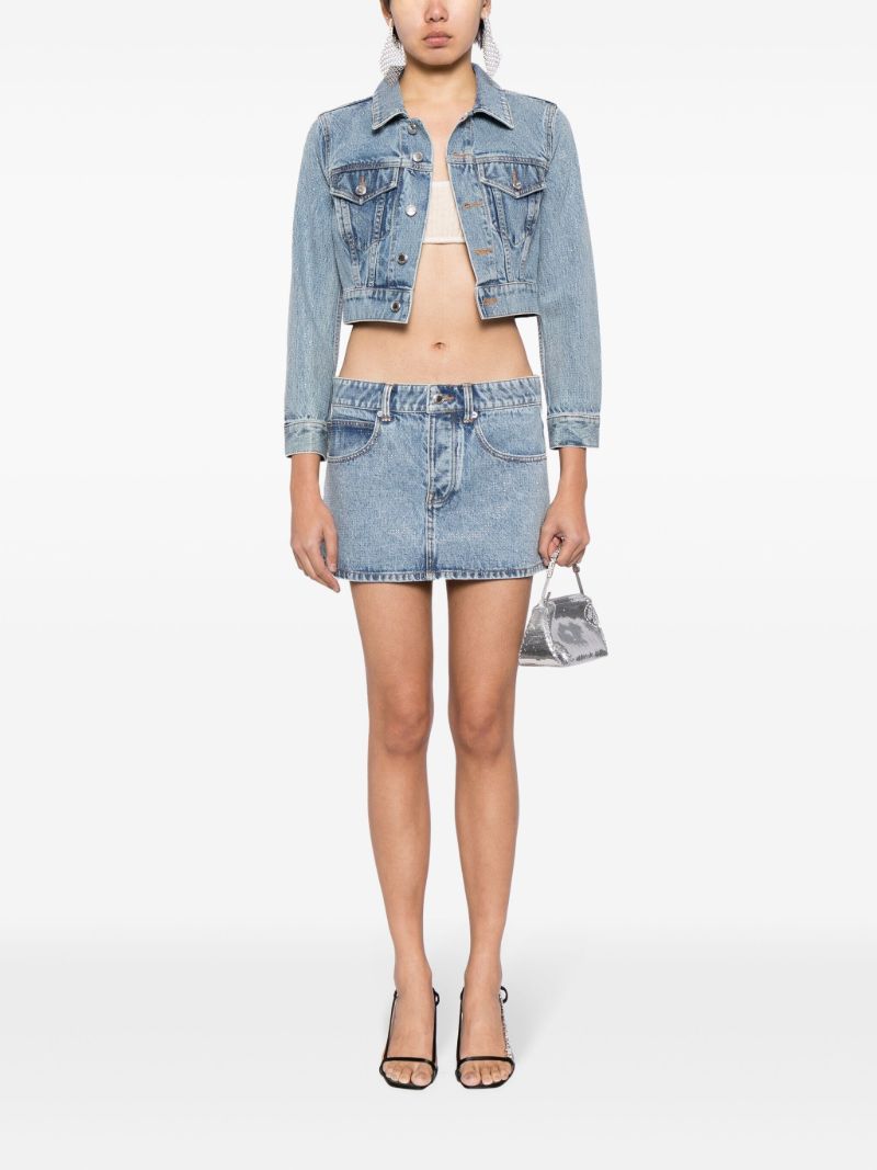Blue Rhinestone Denim Jacket