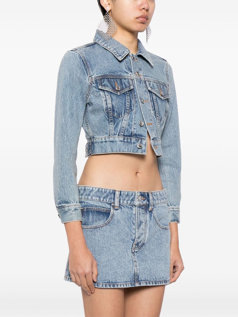 Blue Rhinestone Denim Jacket