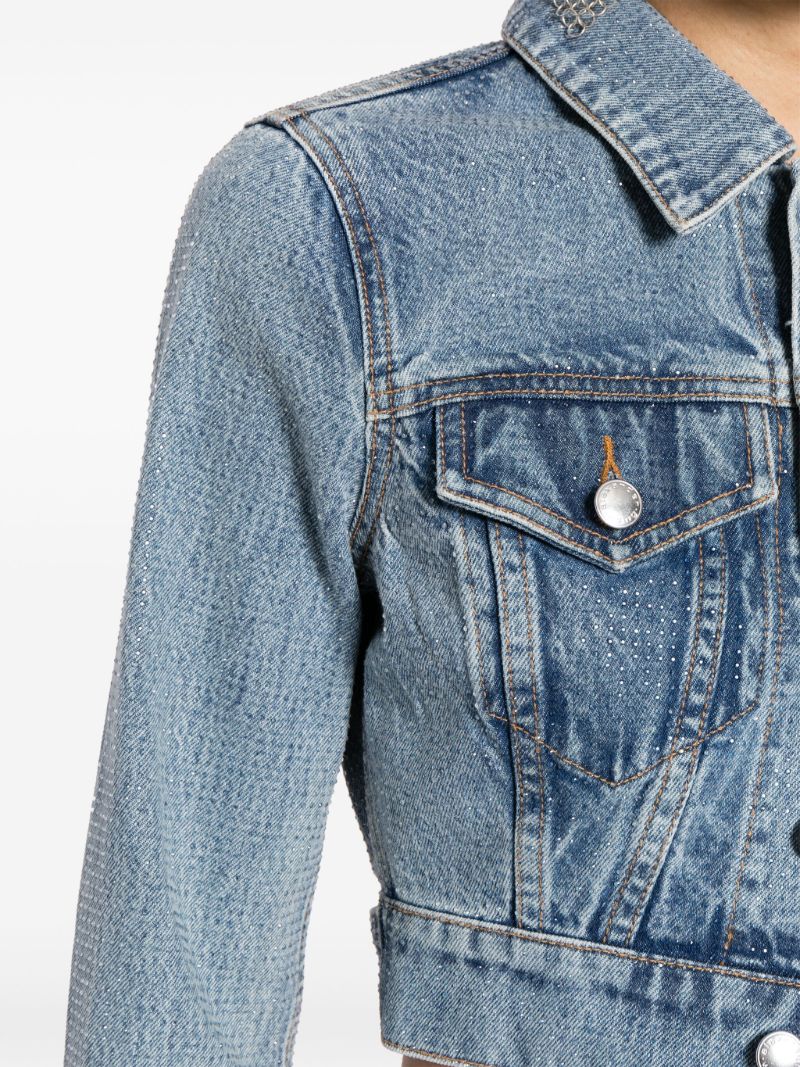 Blue Rhinestone Denim Jacket