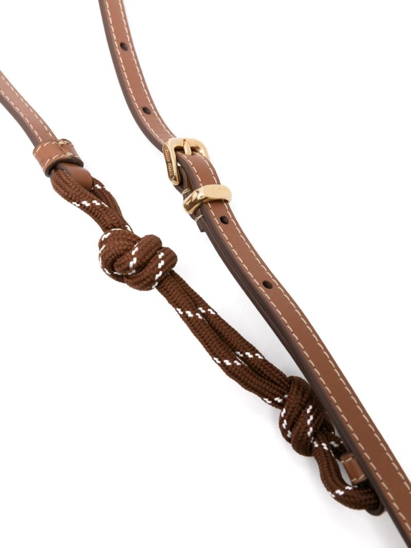 Brown Buckled Leather Belt