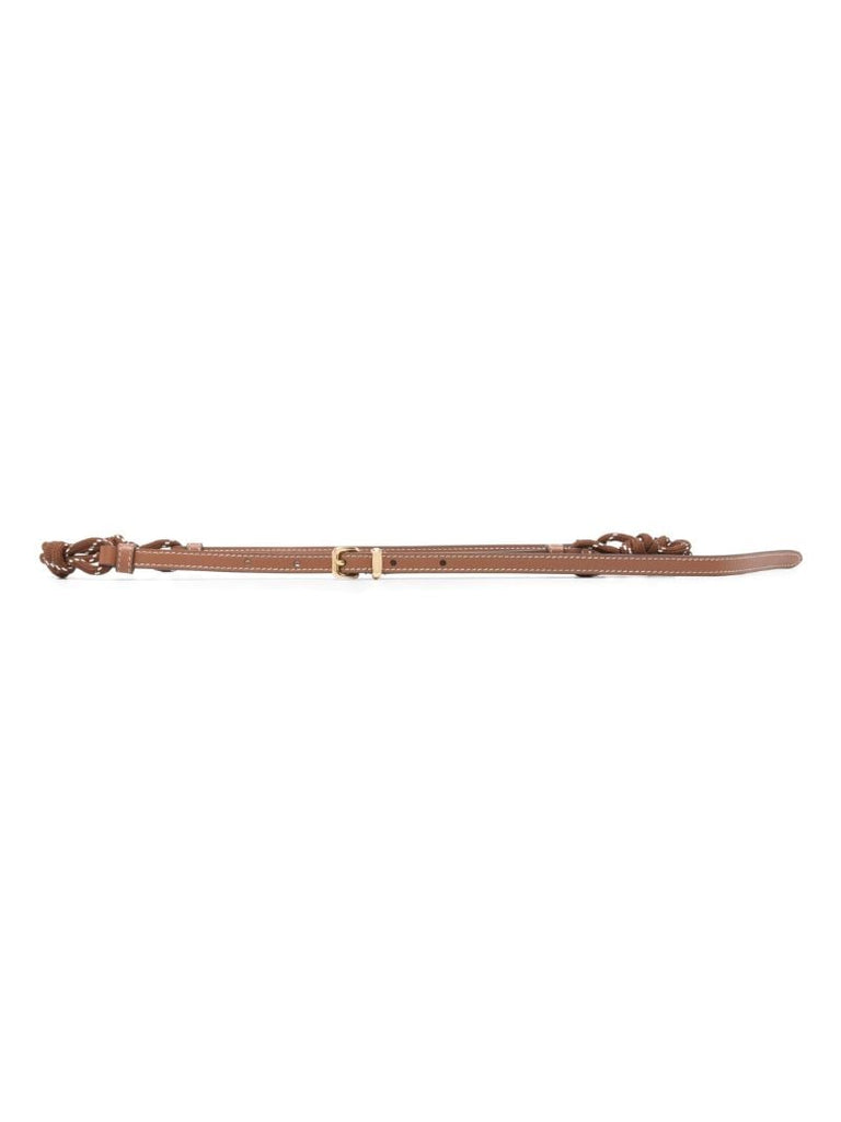 Brown Buckled Leather Belt