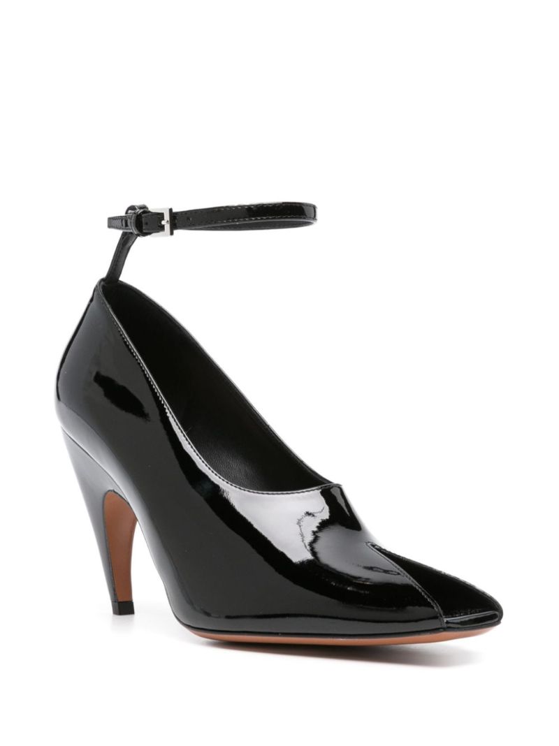 Black Shark 90 Patent-leather Pumps