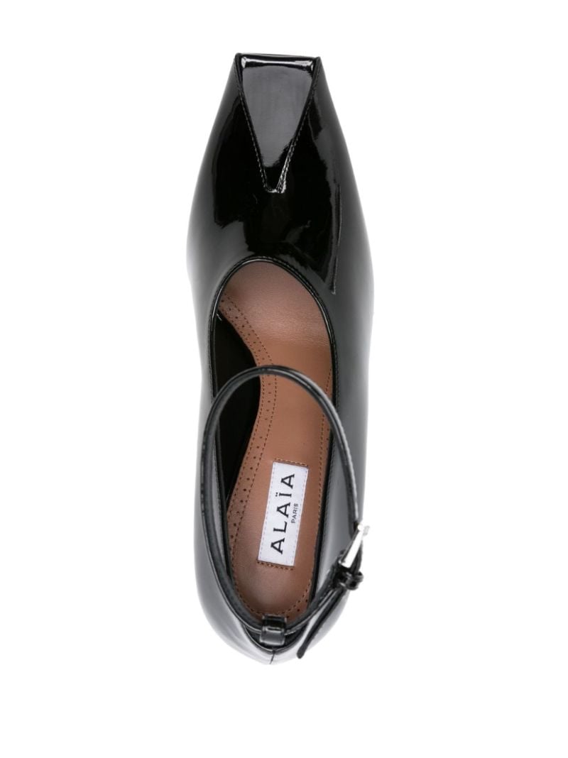 Black Shark 90 Patent-leather Pumps
