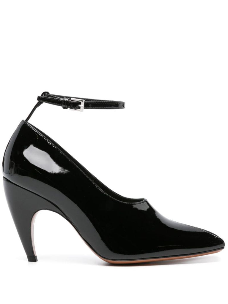 Black Shark 90 Patent-leather Pumps