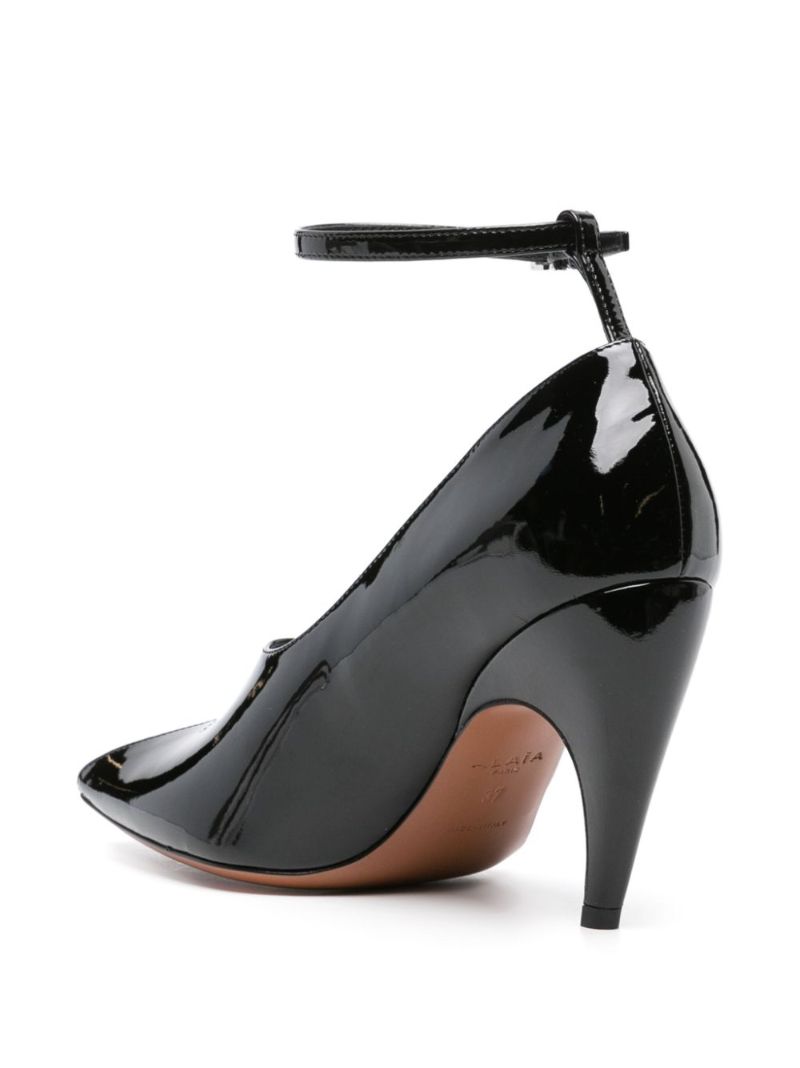 Black Shark 90 Patent-leather Pumps