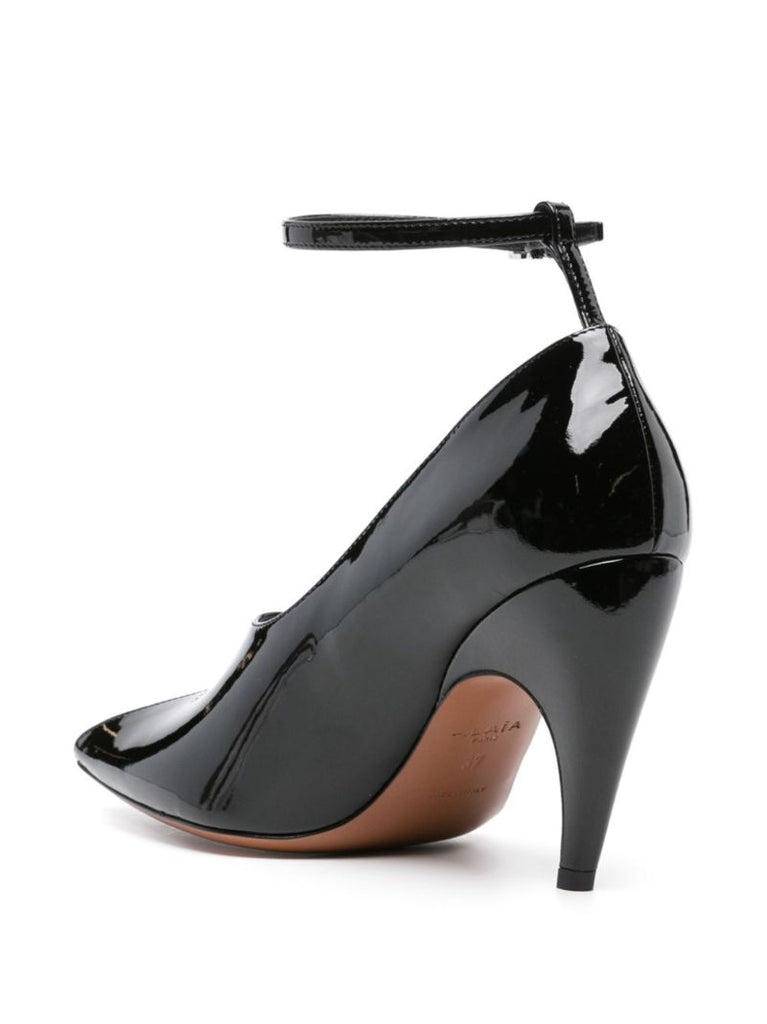 Black Shark 90 Patent-leather Pumps