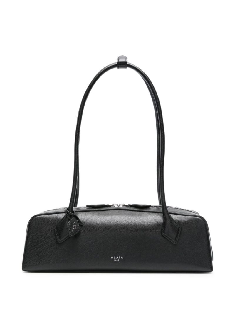 Black Le Teckel Leather Tote Bag