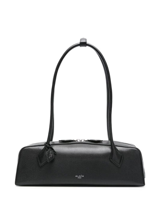 Black Le Teckel Leather Tote Bag