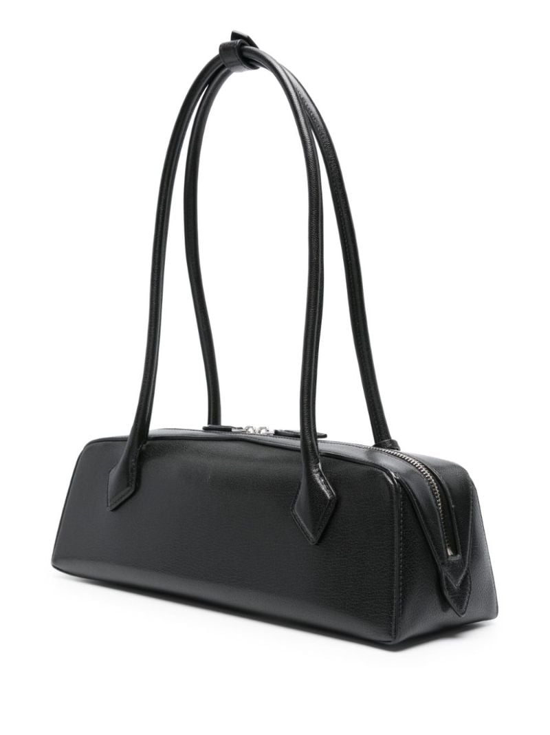 Black Le Teckel Leather Tote Bag
