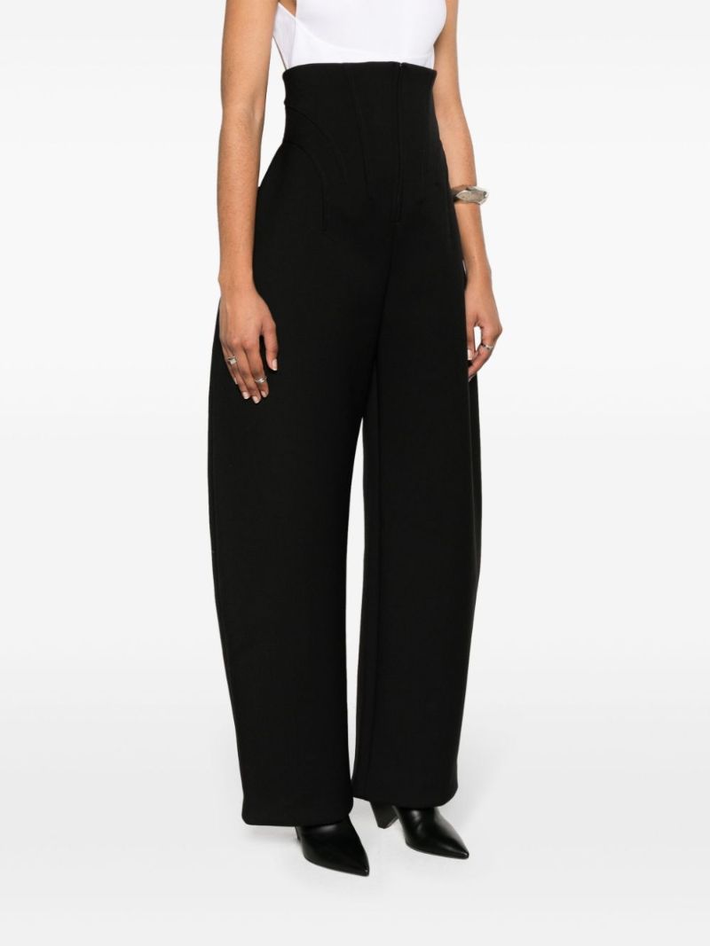 Black Corset-style Trousers